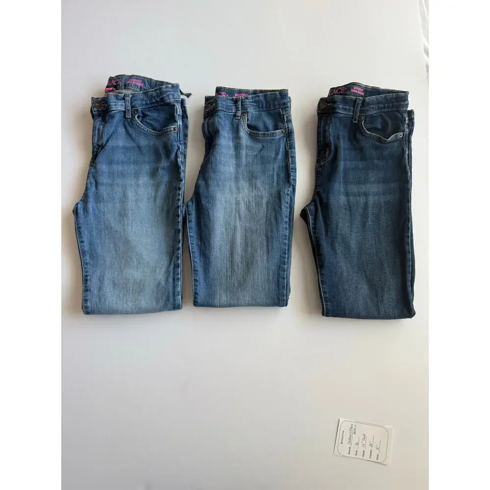 Children's Place Girls Bootcut Jeans Lot of 3 Size 16